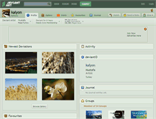 Tablet Screenshot of kalyon.deviantart.com