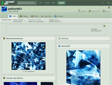 Tablet Screenshot of antichrist01.deviantart.com