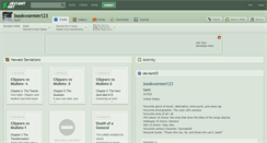 Desktop Screenshot of bookwormm123.deviantart.com
