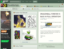 Tablet Screenshot of piccolofanclub.deviantart.com