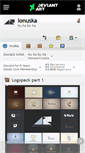 Mobile Screenshot of lonuska.deviantart.com