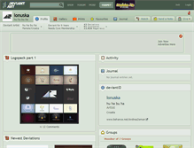 Tablet Screenshot of lonuska.deviantart.com