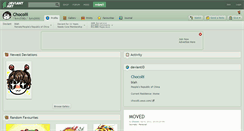 Desktop Screenshot of chocolii.deviantart.com