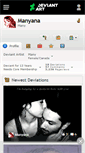 Mobile Screenshot of manyana.deviantart.com
