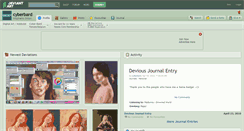 Desktop Screenshot of cyberbard.deviantart.com