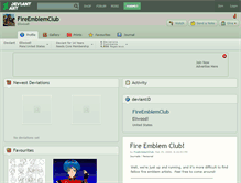 Tablet Screenshot of fireemblemclub.deviantart.com