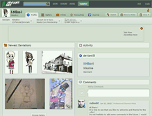 Tablet Screenshot of i-niko-i.deviantart.com