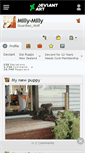 Mobile Screenshot of milly-milly.deviantart.com