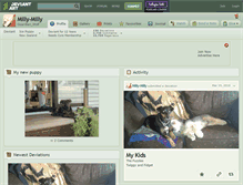 Tablet Screenshot of milly-milly.deviantart.com