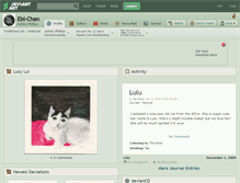 Tablet Screenshot of ebi-chan.deviantart.com