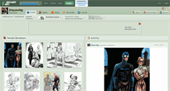 Desktop Screenshot of dracowhip.deviantart.com