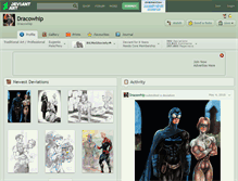 Tablet Screenshot of dracowhip.deviantart.com