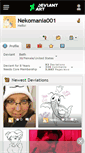 Mobile Screenshot of nekomania001.deviantart.com