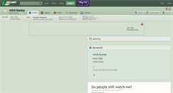 Desktop Screenshot of mint-bunny.deviantart.com