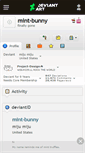 Mobile Screenshot of mint-bunny.deviantart.com