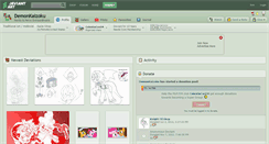 Desktop Screenshot of demonkaizoku.deviantart.com