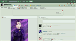 Desktop Screenshot of karmikosmic.deviantart.com