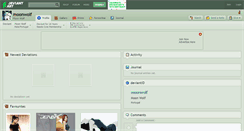 Desktop Screenshot of moonwolf.deviantart.com