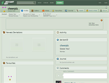 Tablet Screenshot of cheerplz.deviantart.com