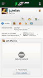 Mobile Screenshot of lutelian.deviantart.com