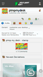 Mobile Screenshot of pimpmydesk.deviantart.com
