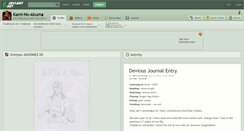 Desktop Screenshot of kami-no-akuma.deviantart.com