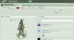 Desktop Screenshot of elledontyoudare.deviantart.com
