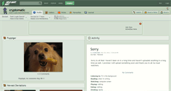 Desktop Screenshot of cryptomatic.deviantart.com