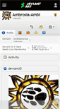 Mobile Screenshot of ambrosia-ambi.deviantart.com