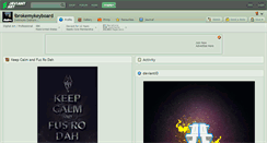 Desktop Screenshot of ibrokemykeyboard.deviantart.com