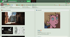 Desktop Screenshot of eimer.deviantart.com