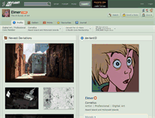 Tablet Screenshot of eimer.deviantart.com