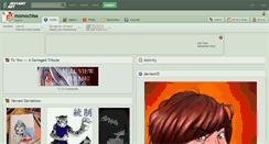 Desktop Screenshot of momochisa.deviantart.com