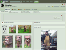 Tablet Screenshot of kobra-kan.deviantart.com