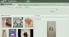 Desktop Screenshot of caitlynstrangest.deviantart.com