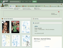 Tablet Screenshot of gildor.deviantart.com