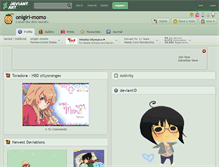 Tablet Screenshot of onigiri-momo.deviantart.com