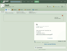 Tablet Screenshot of chezii.deviantart.com