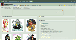 Desktop Screenshot of karakeniishino.deviantart.com