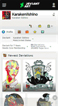 Mobile Screenshot of karakeniishino.deviantart.com
