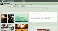 Desktop Screenshot of demonparadox.deviantart.com