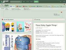 Tablet Screenshot of murz.deviantart.com