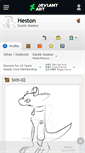 Mobile Screenshot of heston.deviantart.com