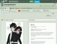 Tablet Screenshot of animeisbetterthanu.deviantart.com