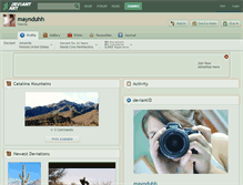 Tablet Screenshot of maynduhh.deviantart.com