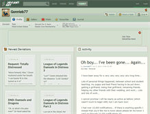 Tablet Screenshot of gonnieb77.deviantart.com
