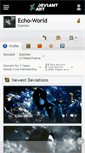 Mobile Screenshot of echo-world.deviantart.com