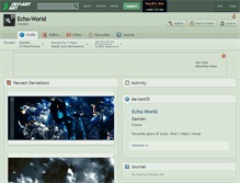 Tablet Screenshot of echo-world.deviantart.com