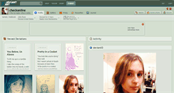 Desktop Screenshot of checkonline.deviantart.com