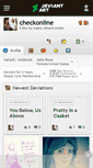 Mobile Screenshot of checkonline.deviantart.com